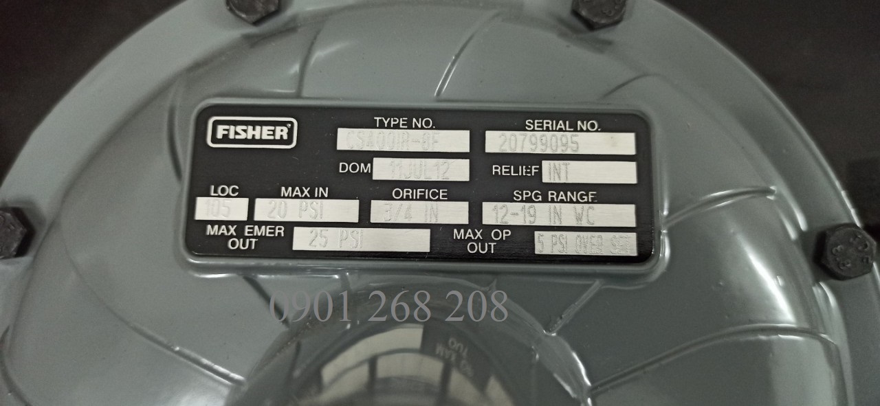fisher regulator CS400IR-8FC8